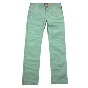 Howler Bros Pants Men 32x32 Green Free Range Chinos Trousers Ripstop Stretch